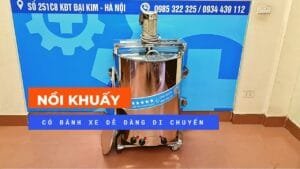Nồi khuấy đa năng nhiệt dầu khuấy thạch sên nhân bánh