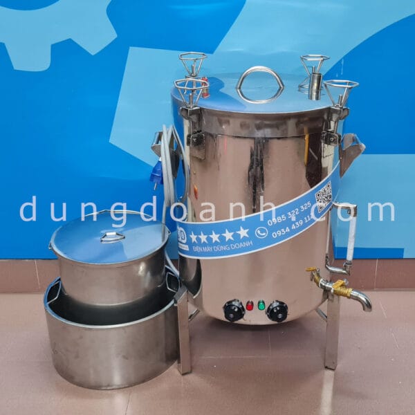 Nồi áp suất hấp pate + đồ xôi 60 lít 7 Tặng kèm 1 âu hấp pate và 1 giỏ đồ xôi