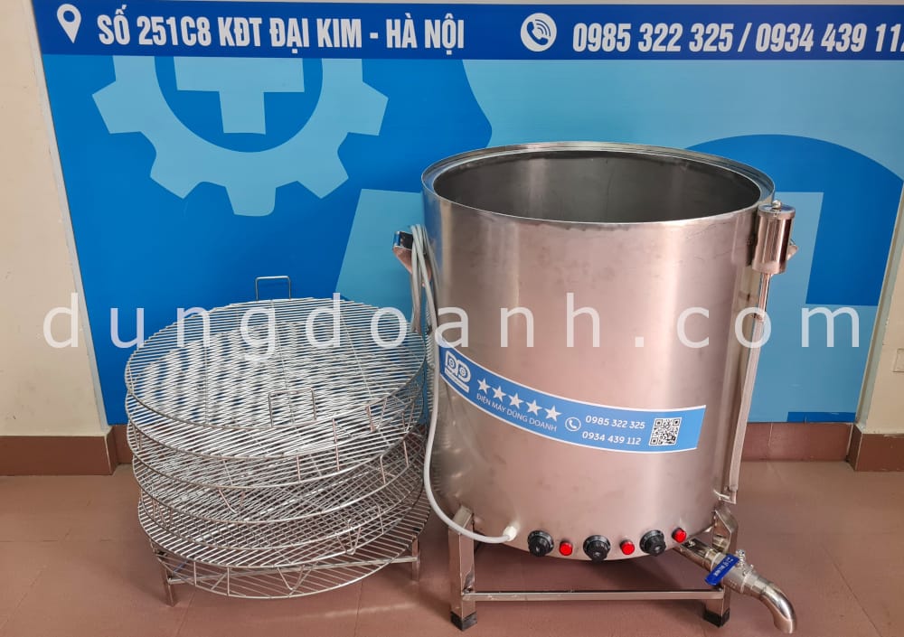 Dễ dàng vệ sinh với van xả đáy và hệ thống điện liền nồi