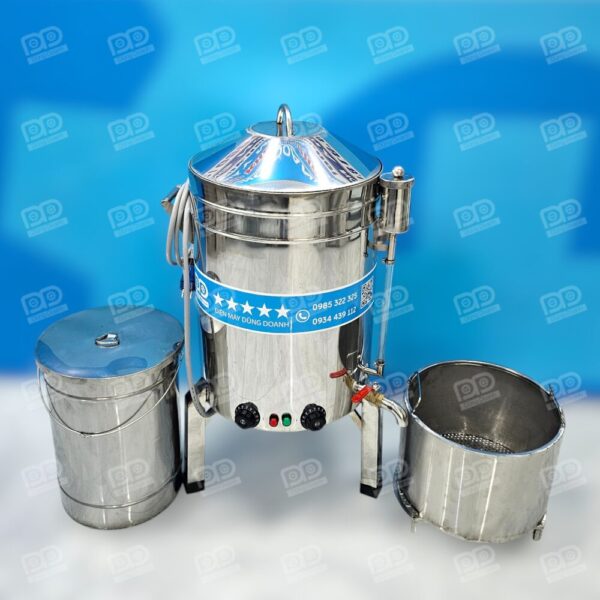 Với bộ nồi đa năng 7kg này, bạn có thể vừa đồ xôi dẻo, vừa hấp pate thơm ngon chỉ trong một thiết bị.