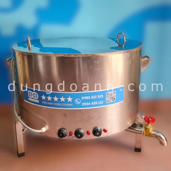 Nồi chiên bánh quẩy, chả mực, chiên gà nguyên con, chiên đậu...dung tích 150 lít