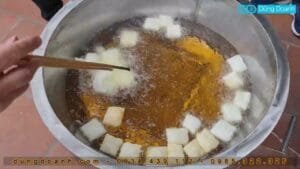 Chảo chiên rán dầu dùng điện chảo chiên phở chiên phồng Hà Nội