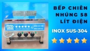 Bếp chiên để bàn 45x65x20cm 58 lít