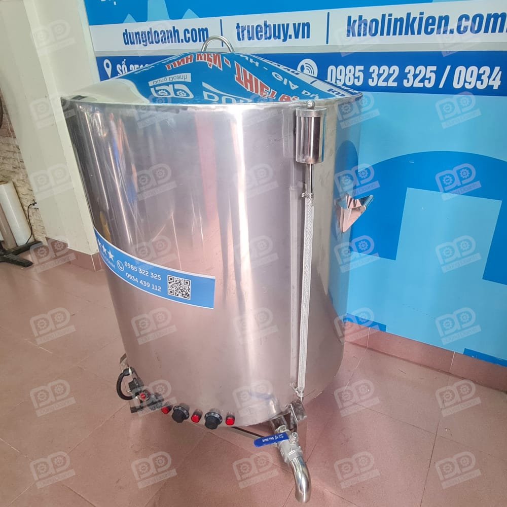 Van xả đáy dễ dàng xả nước khi làm vệ sinh nồi