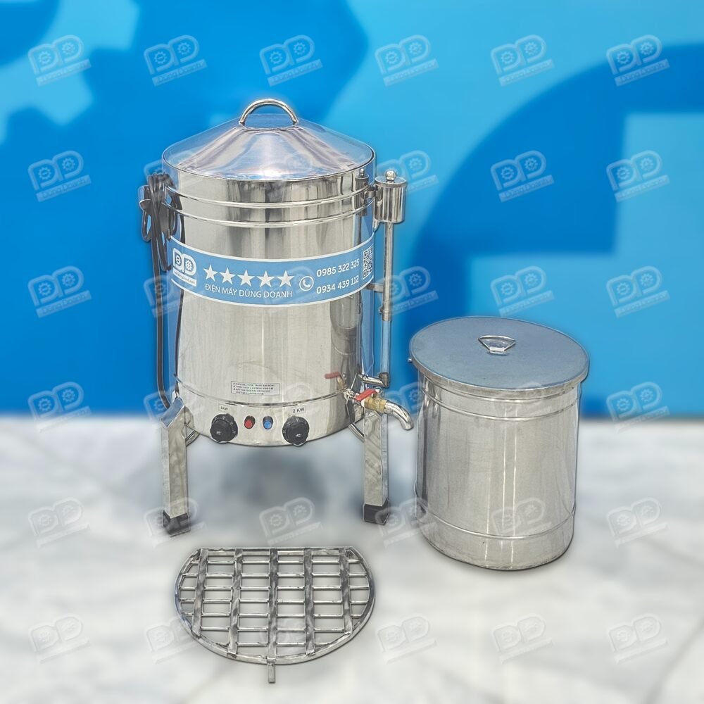 Nồi Hấp Pate Dùng Điện Giỏ 10kg