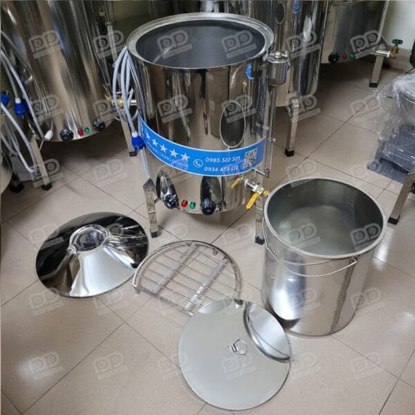 Toàn bộ phụ kiện của nồi hấp pate điện