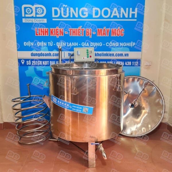 Nồi chưng cất dung tích lớn sử dụng công nghệ truyền nhiệt gián tiếp nhiệt dầu
