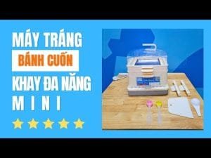 Máy tráng bánh cuốn khay mini dùng điện cho gia đình cực tiện lợi