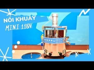 Nồi gia nhiệt dầu nồi khuấy mini 110V gửi nước ngoài