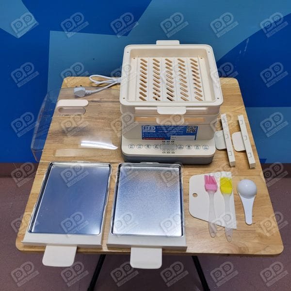 Máy tráng bánh cuốn mini và hấp đa năng gia đình dùng điện - Ảnh 11