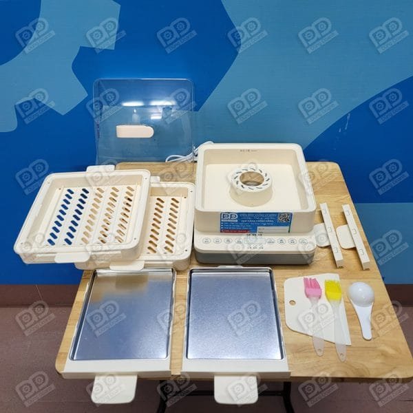Máy tráng bánh cuốn mini và hấp đa năng gia đình dùng điện - Ảnh 13