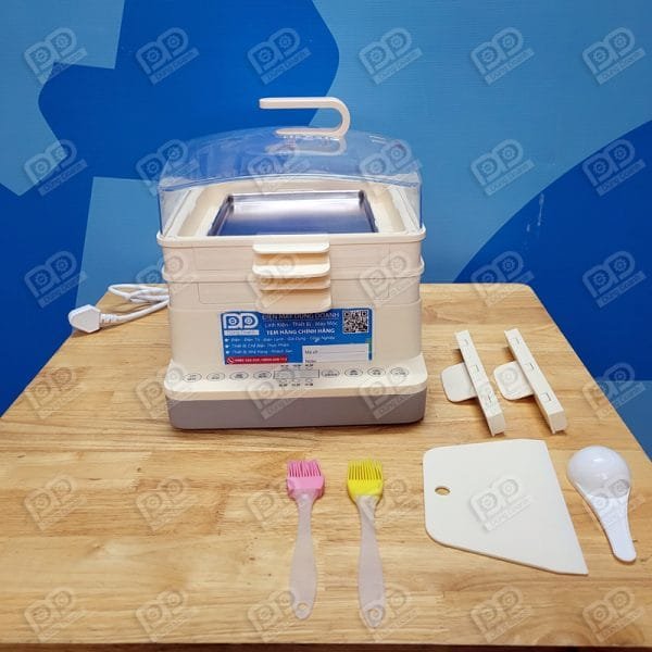 Máy tráng bánh cuốn mini và hấp đa năng gia đình dùng điện - Ảnh 3