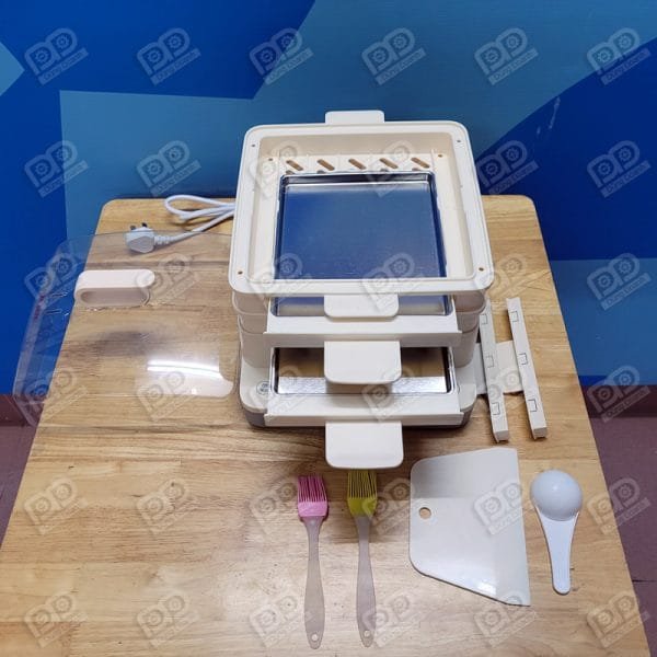 Máy tráng bánh cuốn mini và hấp đa năng gia đình dùng điện - Ảnh 8