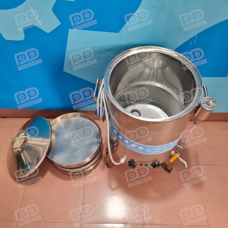 Nồi hấp bánh bèo dùng điện inox 304 bền đẹp sạch sẽ