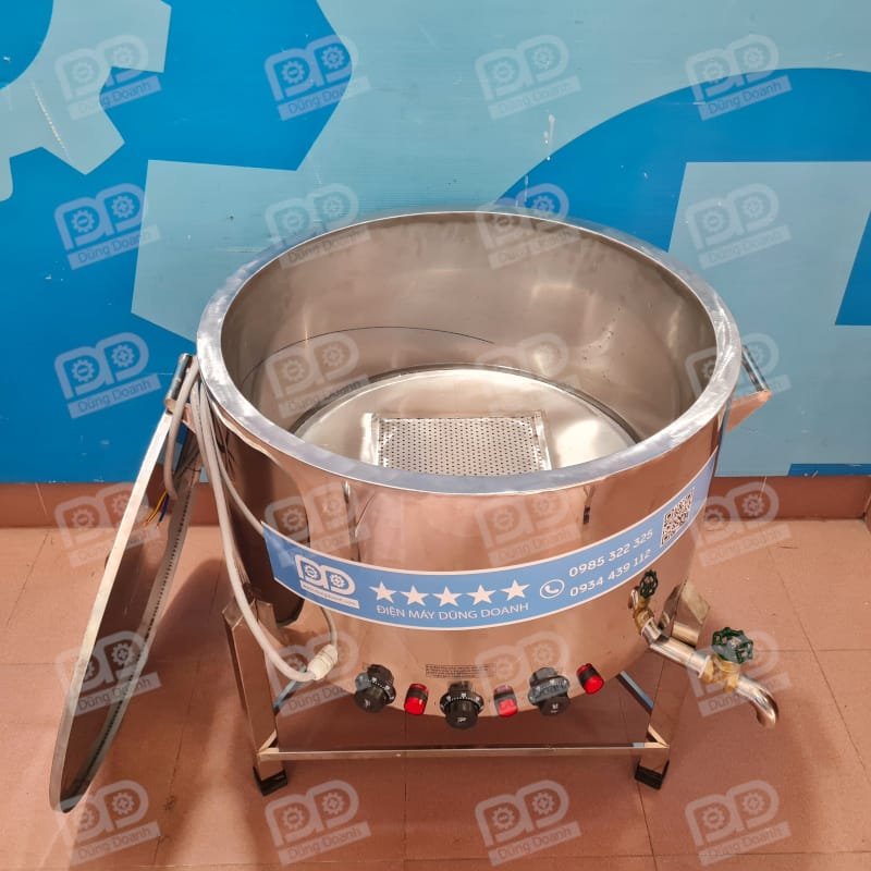 Lòng chảo inox vát đáy tiện lợi khi sử dụng