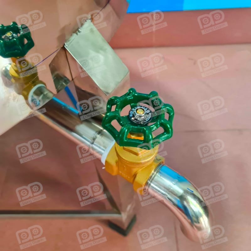 Van xả dầu vệ sinh nồi dễ dàng hơn