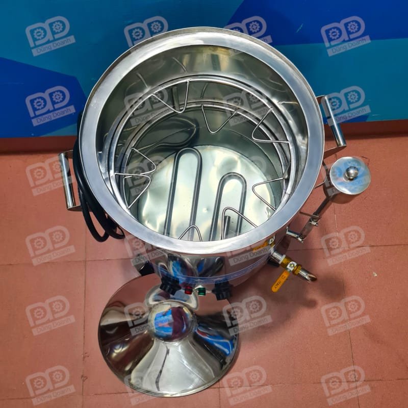 2 tầng inox để vỉ nhôm có thể tháo rời