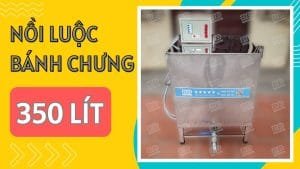 Nồi luộc bánh chưng dùng điện công nghiệp 350 lít