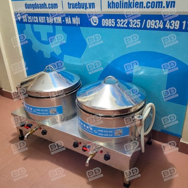 Mặt bên nồi tráng bánh đa mỳ quảng