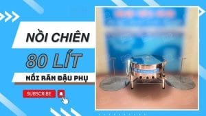 Chảo chiên đậu công nghiệp 80 lít siêu lớn