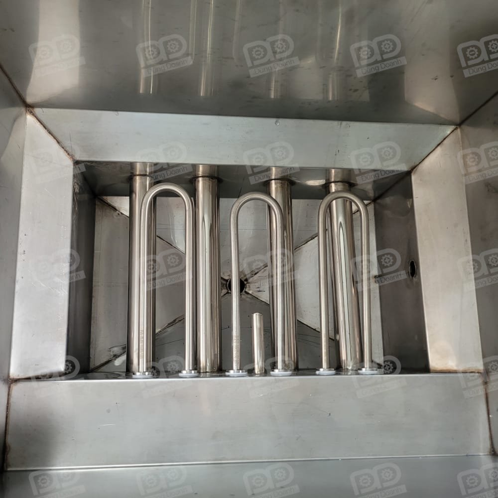 Cấu tạo bên trong lòng bếp chiên tách dầu