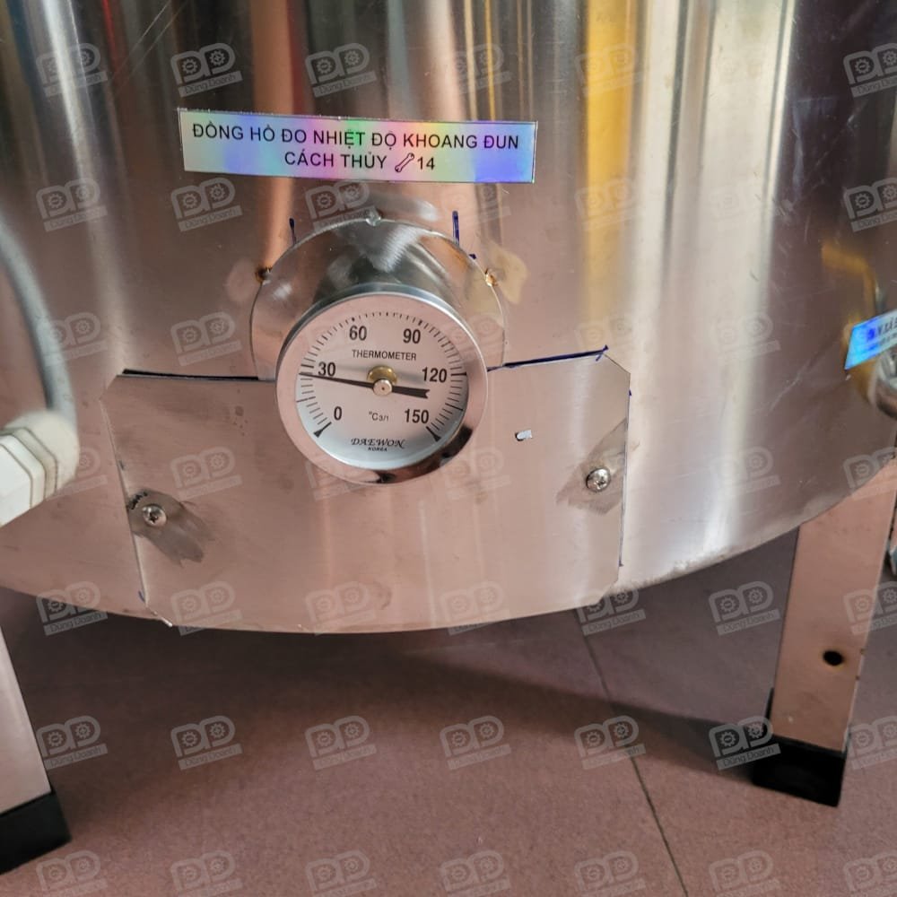 Đồng hồ đo nhiệt khoang cách thủy dùng khóa 14 để mở