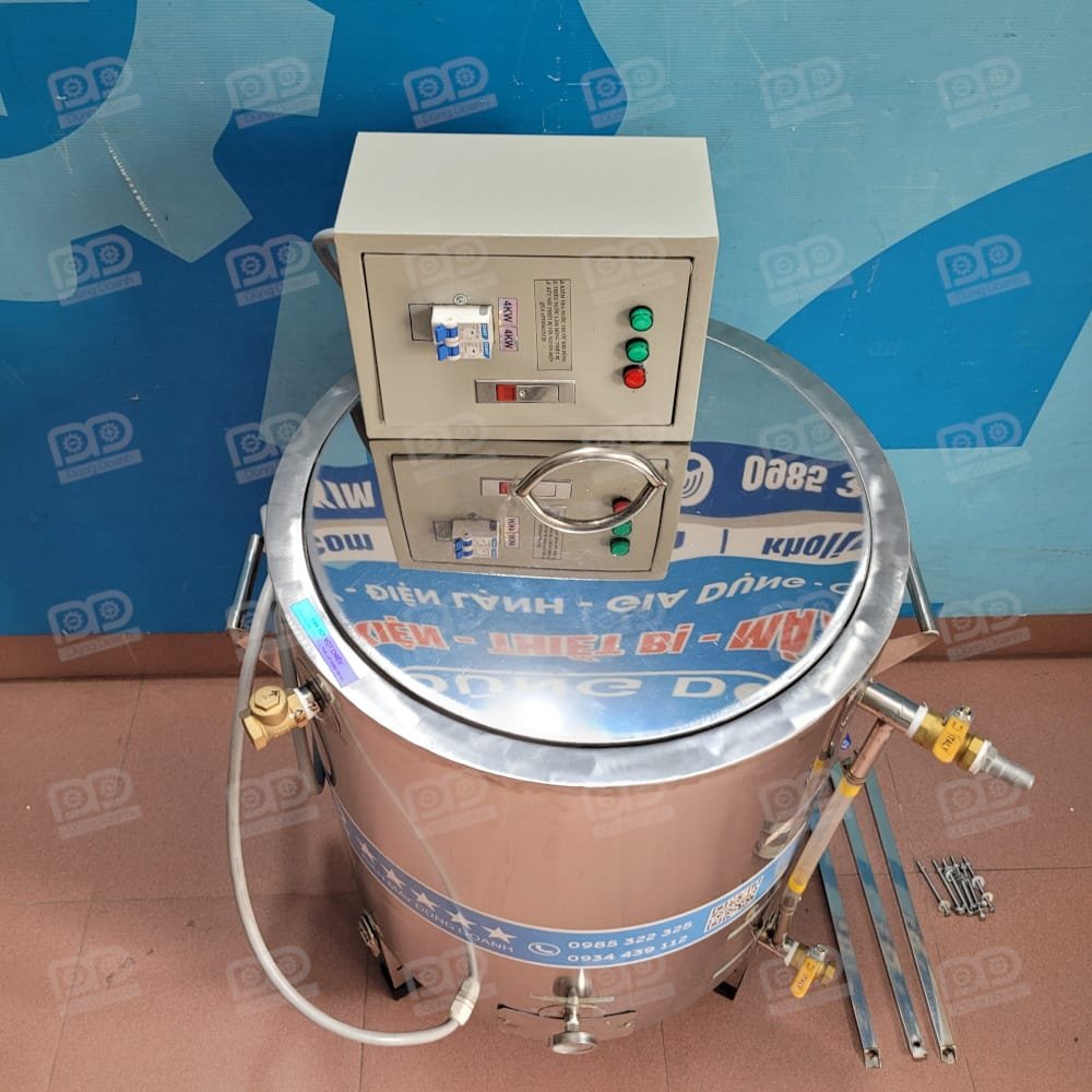 Tủ điện điều khiển của nồi đậu 80 lít