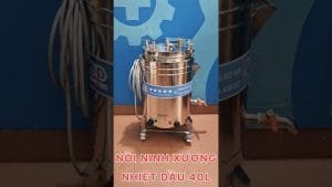 Nồi ninh xương nhiệt dầu 40 lít 3 van xả áp suất
