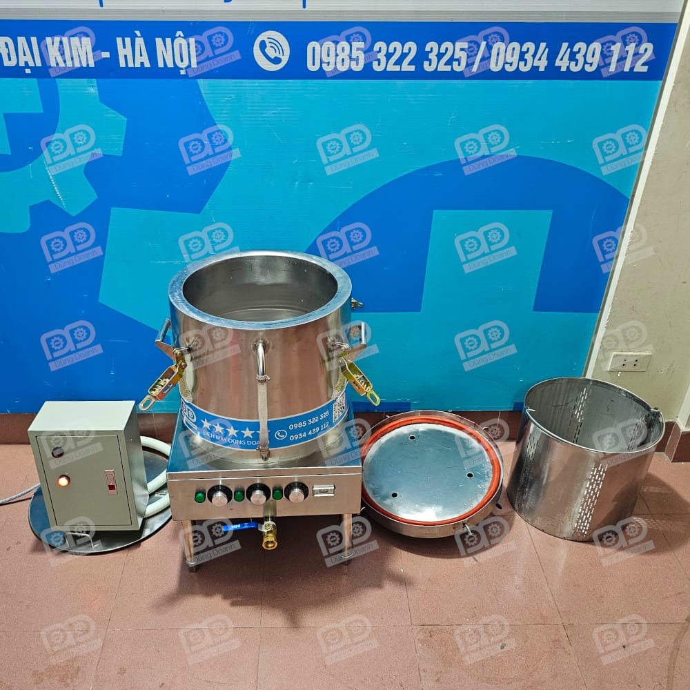 Nồi bao gồm giỏ, vỉ để đựng dược liệu
