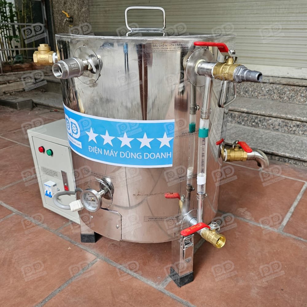 Nồi nấu nước đậu cách thủy nhiệt hơi nước Dũng Doanh