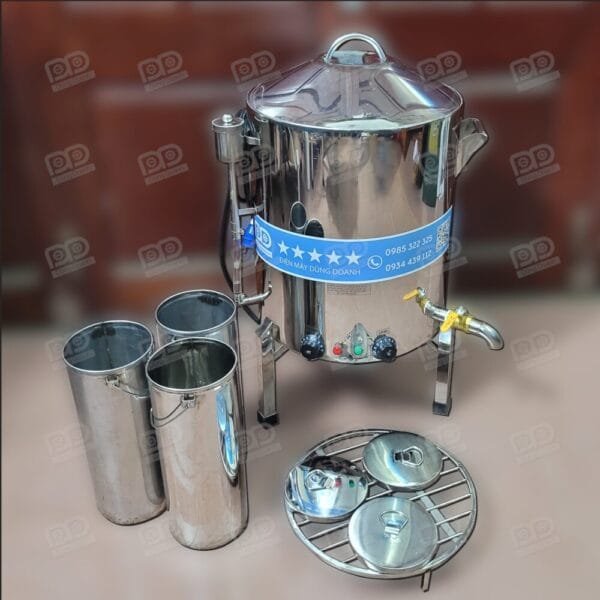 Nồi hấp pate 10kg chia 3 giỏ