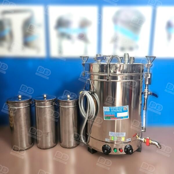 Nồi pate xách tay gửi đi nước ngoài 5kg 3 giỏ