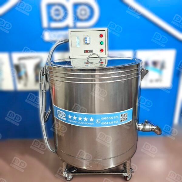 Nồi nhiệt dầu 200 lít inox 3 lớp 304
