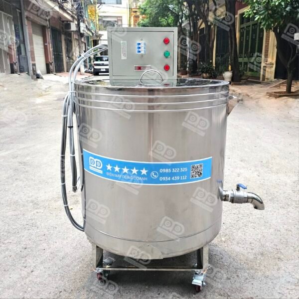 Hình ảnh thực tế nồi nhiệt dầu 200 lít