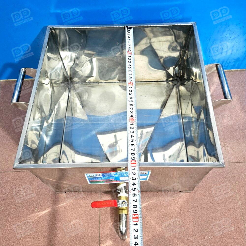 Chiều rộng của thùng inox vuông 304