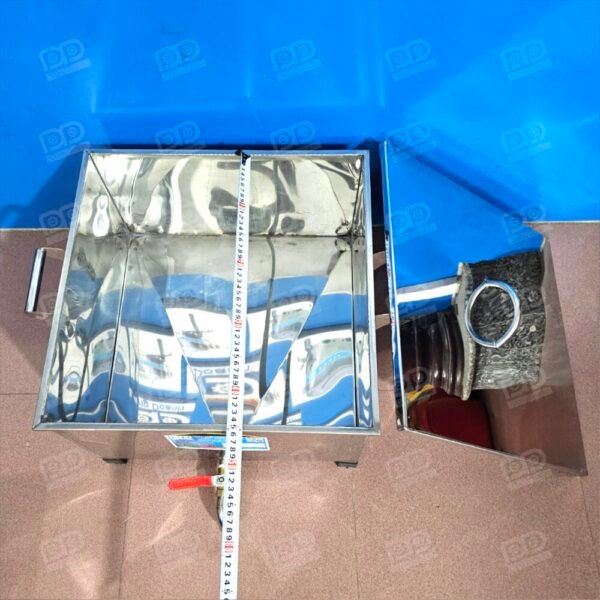 Kích thước chiều rộng của thùng inox 45x45cm