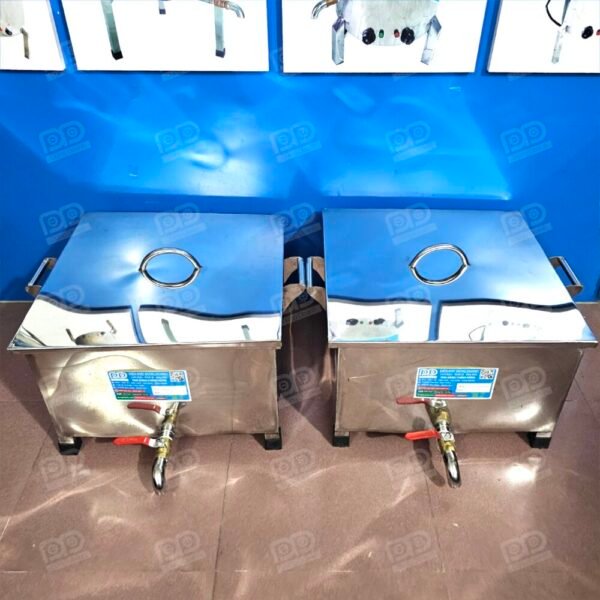 Thùng inox 304 vuông có nắp
