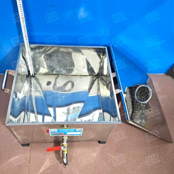 Chiều sâu thùng inox 25cm