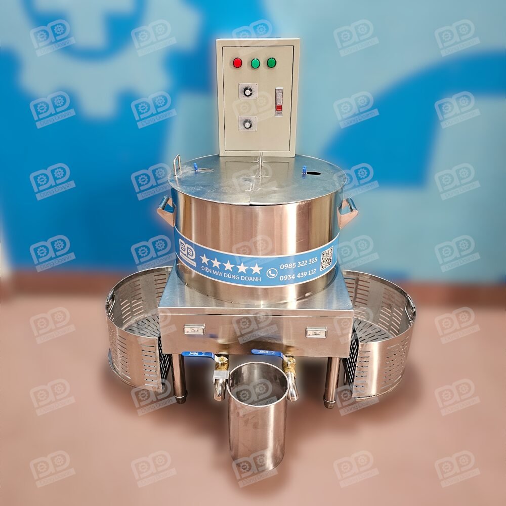 Nồi nấu phở 2 ngăn 2x25 lít có tủ điều chỉnh sôi liu riu