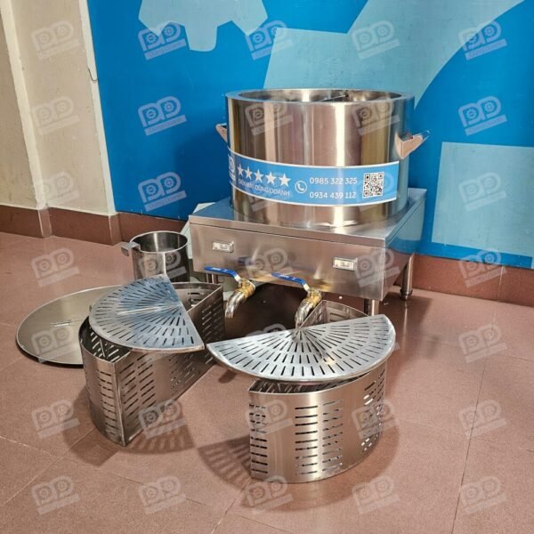Nồi phở inox 2 ngăn tủ điện rời