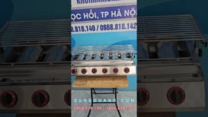 Bếp nướng bbq gas hồng ngoại inox vỉ 80x25