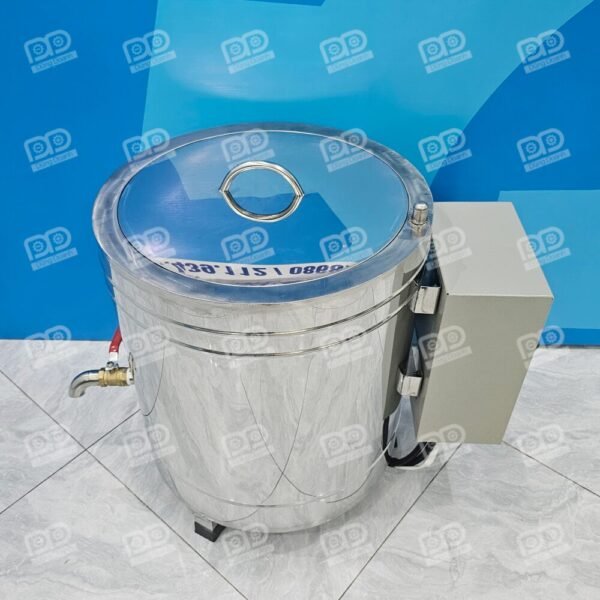 Nồi Inox Nhiệt Dầu có tủ điều khiển gắn trực tiếp trên thân nồi