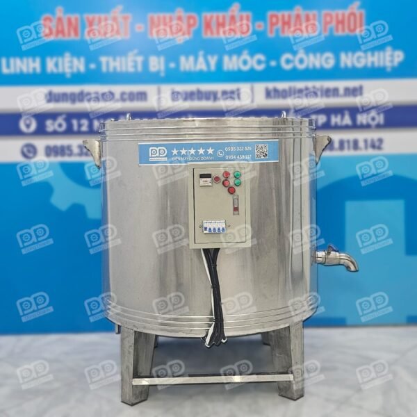 Nồi inox 3 lớp gia nhiệt dầu ăn 600 lít