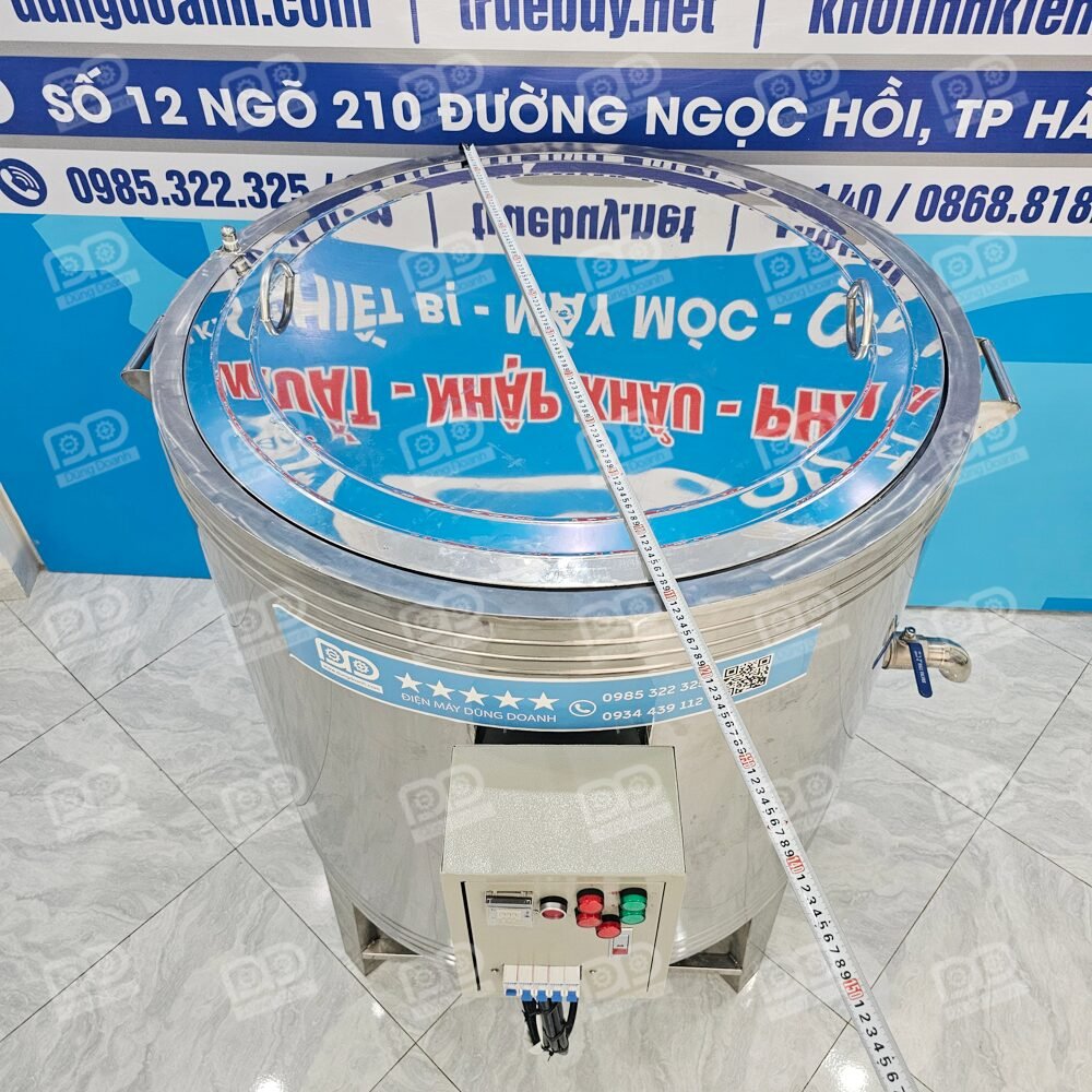 Nồi inox nhiệt dầu cỡ lớn đường kính lên đến hơn 1 mét