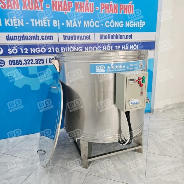 Nồi 600 lít với 4 chân và thanh giằng chắc chắn