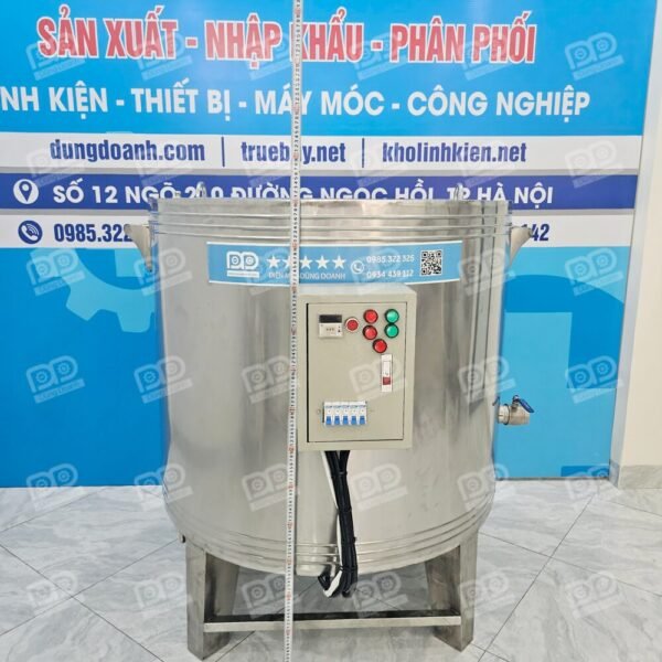 Nồi inox nhiệt dầu 600 lớp có tủ điều khiển nhiệt