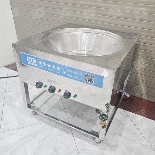 Chảo chiên vát có 3 điều khiển linh hoạt