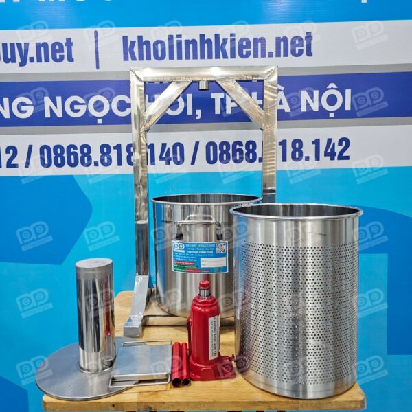 Máy ép inox 22 lít / 36 lít 12 Ứng dụng đa năng: ép nho làm rượu vang, ép trái cây, thảo dược, mật ong, dầu ớt, rau củ…