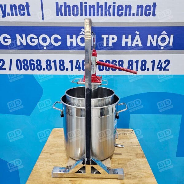 Máy ép inox 22 lít / 36 lít 10 Khung inox chắc chắn, tuổi thọ cao, dễ vệ sinh sau khi sử dụng.