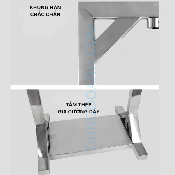 Khung inox gia công chắc chắn